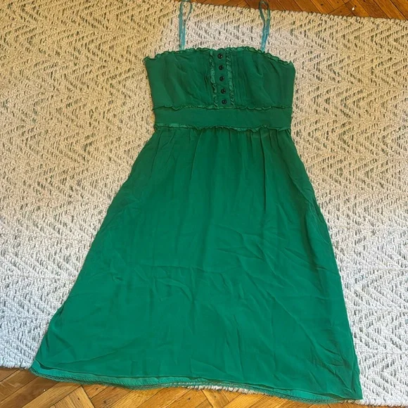 slim fit dress slacks Rent Anthropologie Lace Twofer Strapless Maxi Dress